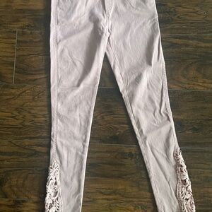 Amaryllis Small Pink Crop Pants